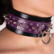 Collar/choker de cuero erótico artesanal