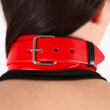 Collar/choker de cuero erótico artesanal