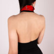 Collar/choker de cuero erótico artesanal