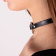Collar/choker de cuero erótico artesanal