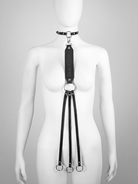 cadena de cuero erótica y BDSM artesanal